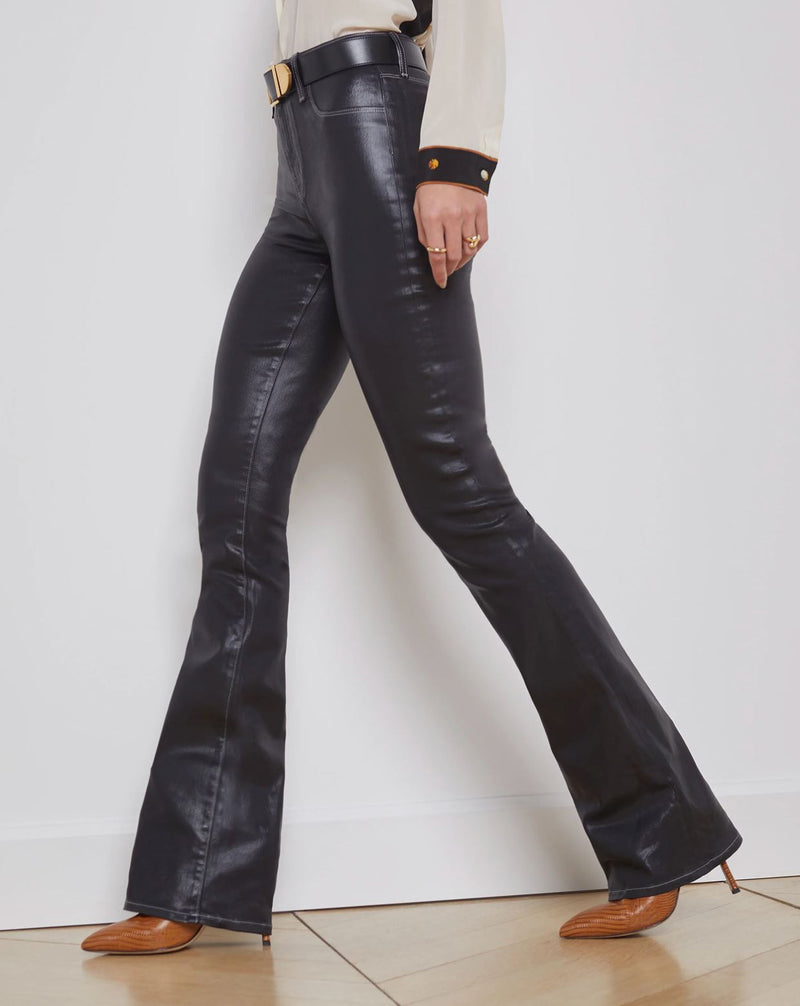 Selma High Rise Sleek Baby Boot Jeans-Denim-Uniquities