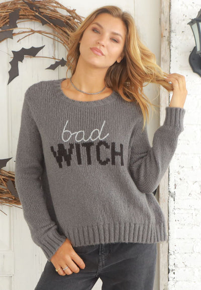Bad Witch Crew-Sweaters-Uniquities