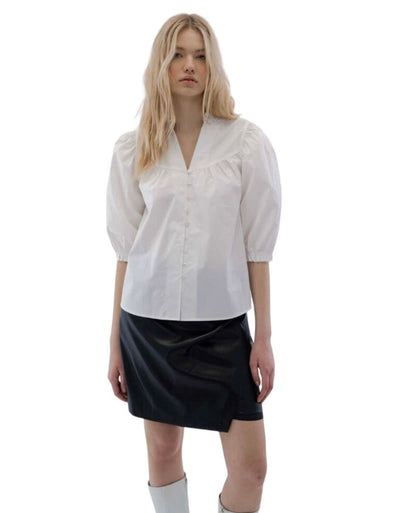 Faux Leather Skirt-Bottoms-Uniquities