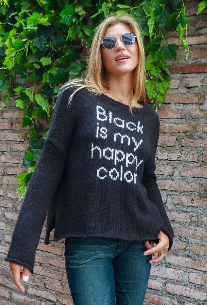 Happy Color Crew-Sweaters-Uniquities