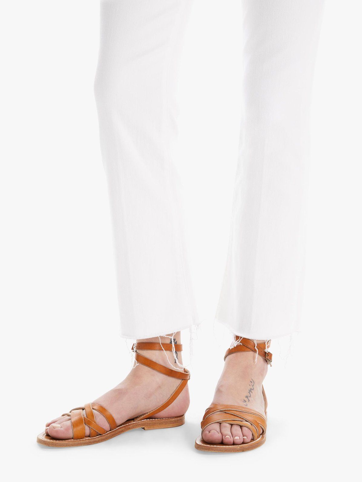 The Hustler Ankle Fray Jeans-Denim-Uniquities