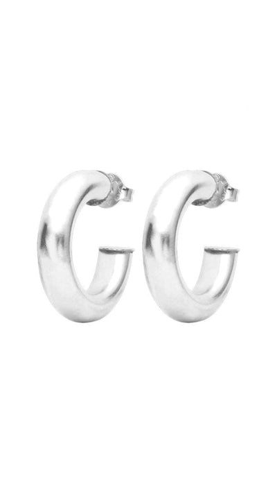 Shiny Small Chantal Hoops-Jewelry-Uniquities